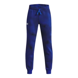 UA Boys' Rival Fleece Printed Joggers