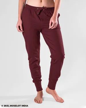 Unisex maroon joggers