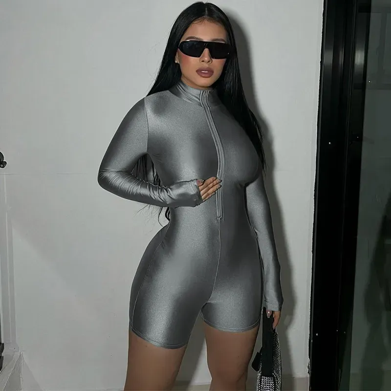 Vixen Vibe Long-Sleeve Bodycon Romper