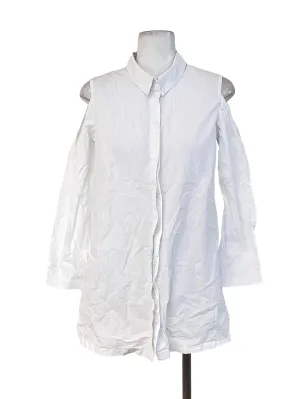 White Off-Shoulder Shirt TEM