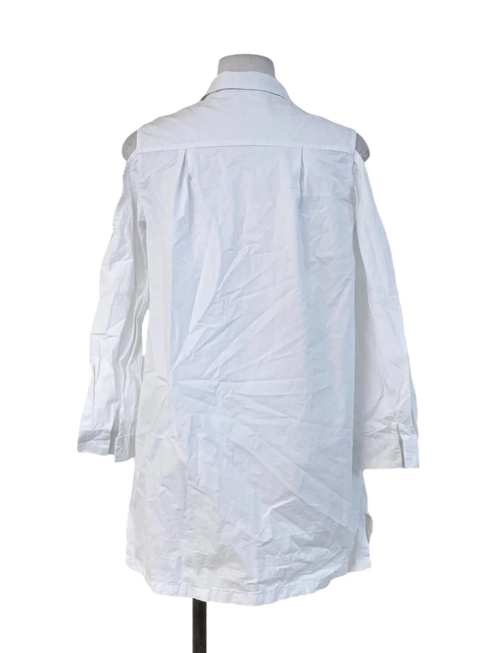 White Off-Shoulder Shirt TEM