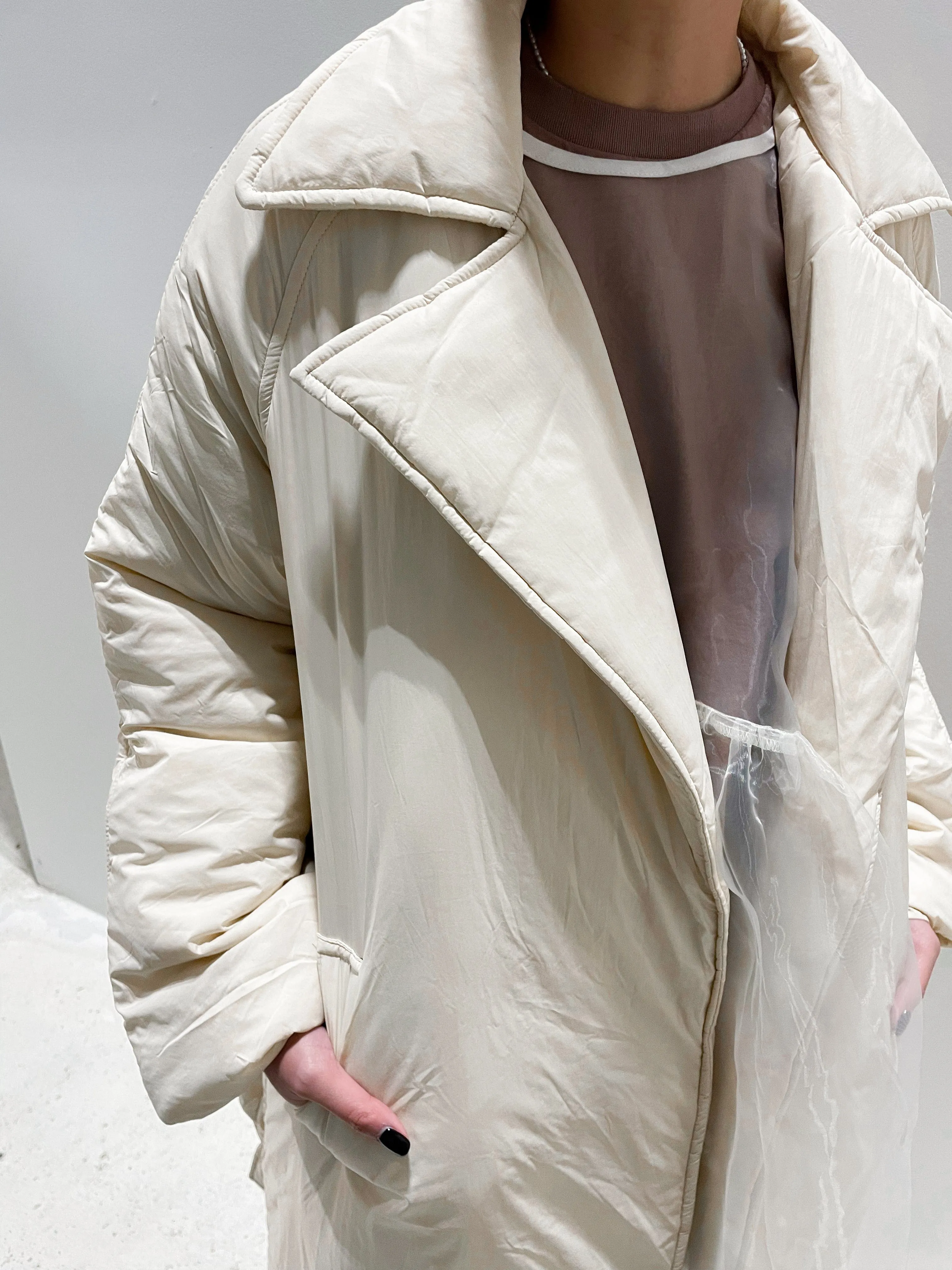 William Coat in Cream