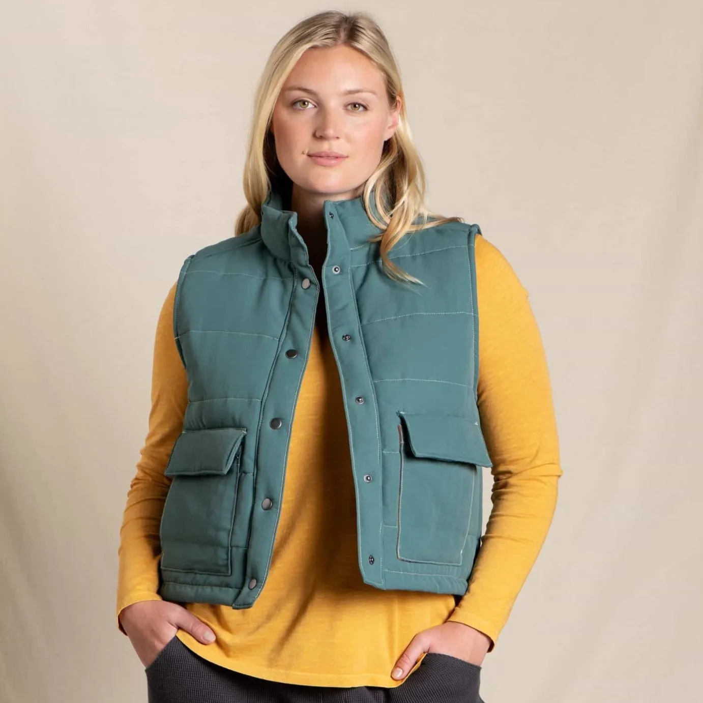 Women’s FORESTER PASS VEST SILVER PINE-Final Sale