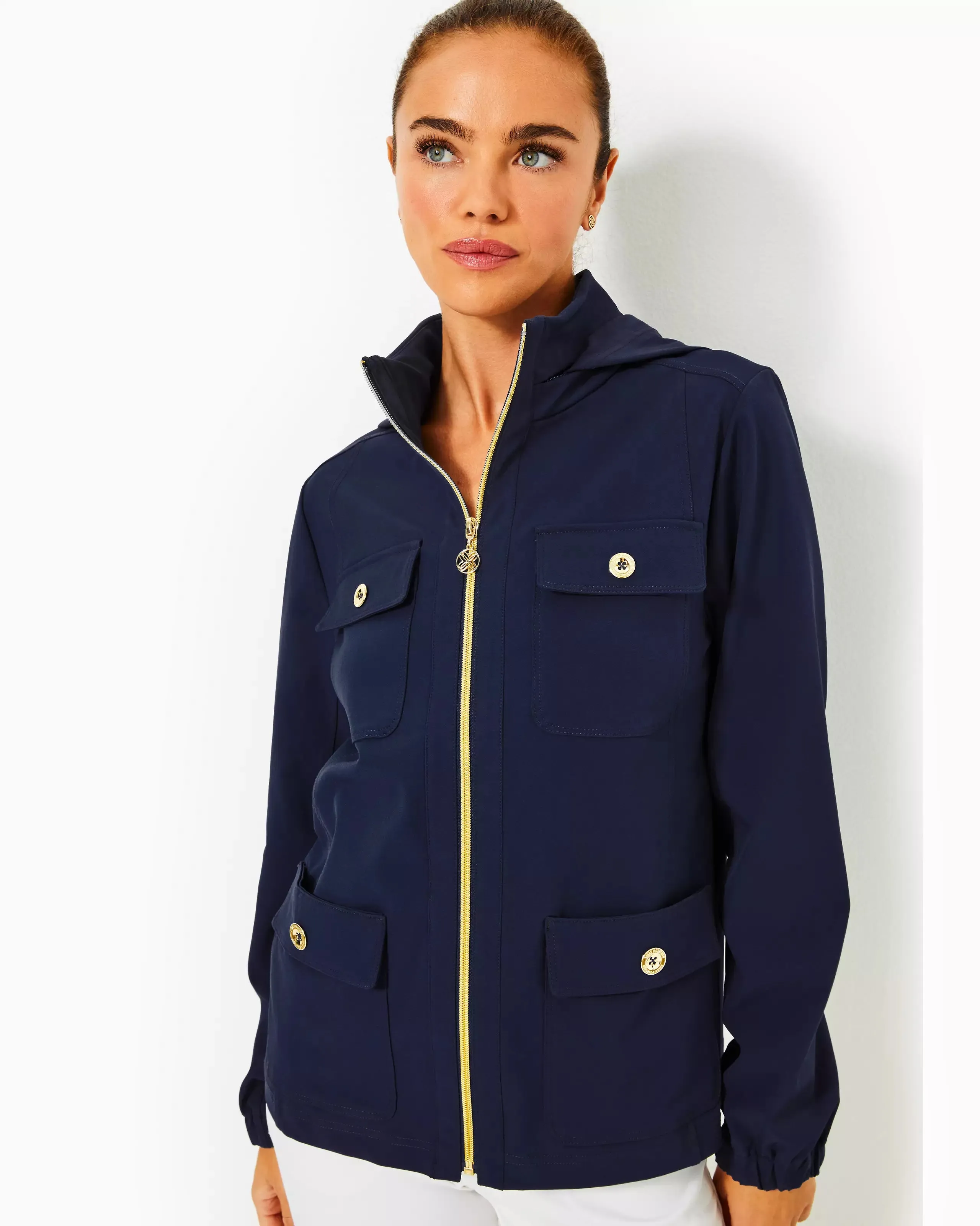 Zaylee Performance Jacket UPF 50  (Low Tide Navy)