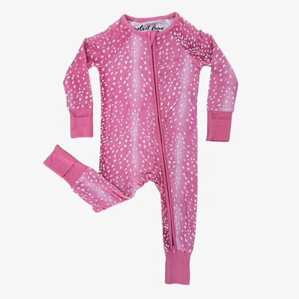 Zipper Romper | Fuchsia Fawn